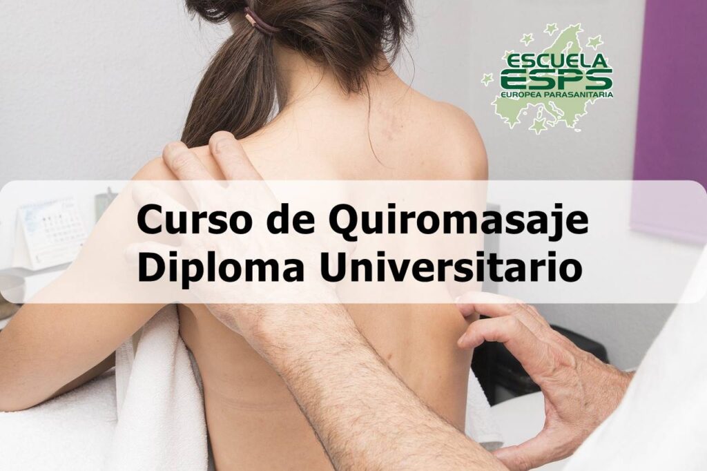 curso de masaje con diploma universitario. Curso de Quiromasaje. Escuela de masaje con la mayor tasa de empleabilidad de España